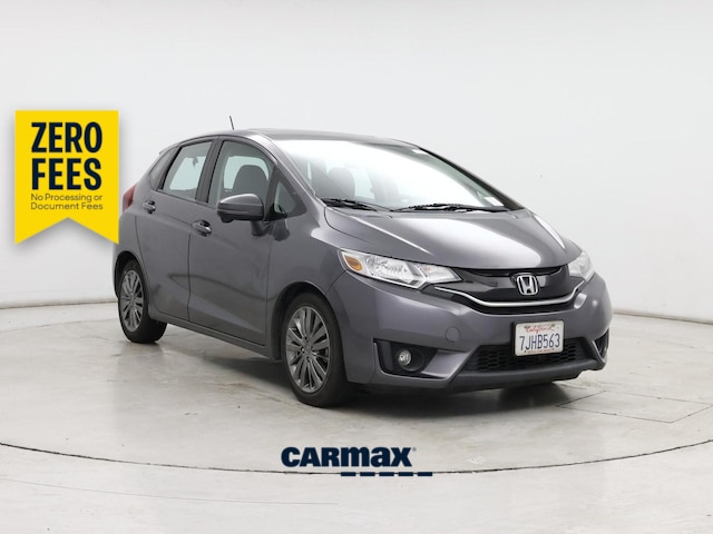 Gray 2015 Honda Fit Hatchback Front-Wheel Drive Automatic