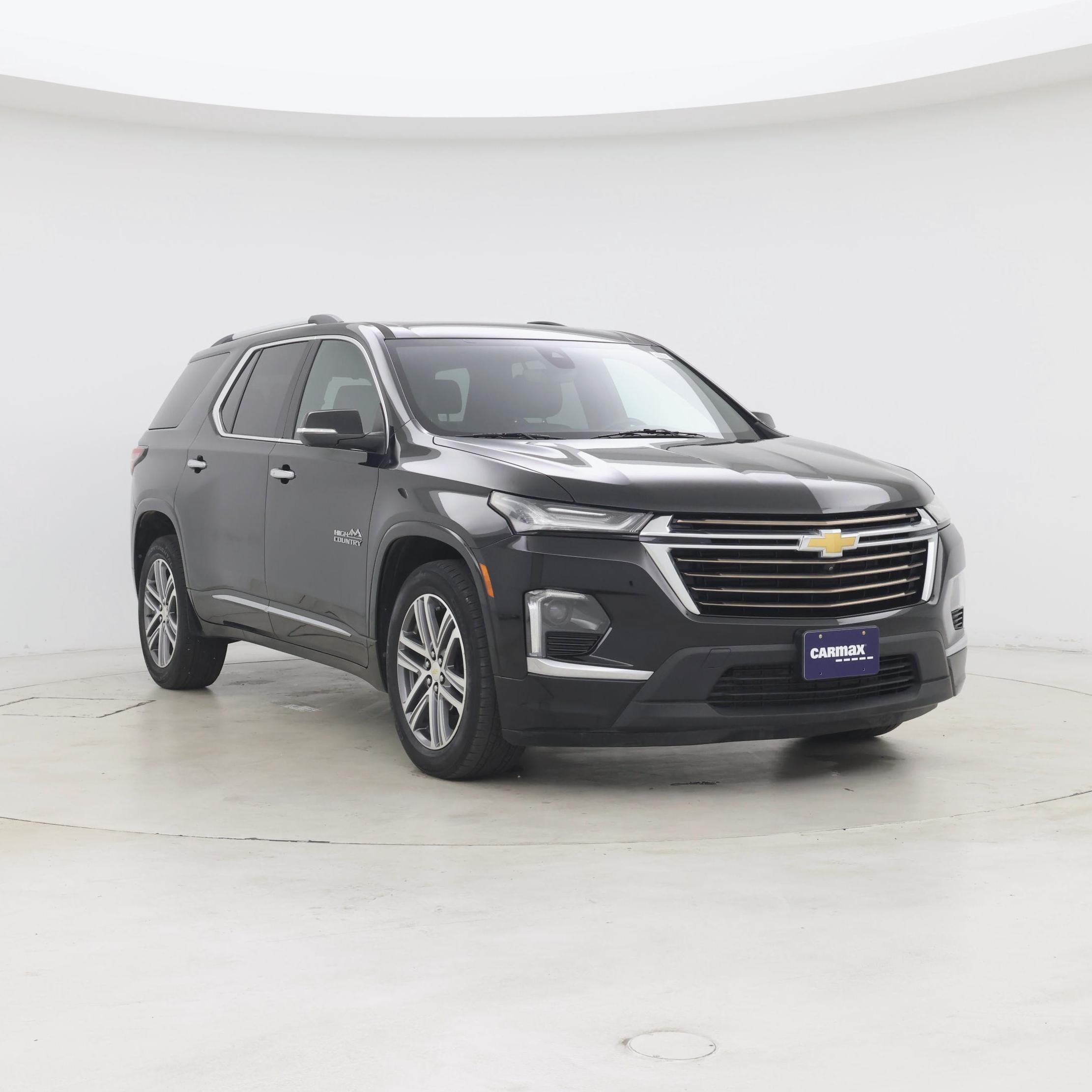 Black 2022 Chevrolet Traverse SUV / Crossover Four-Wheel Drive Automatic