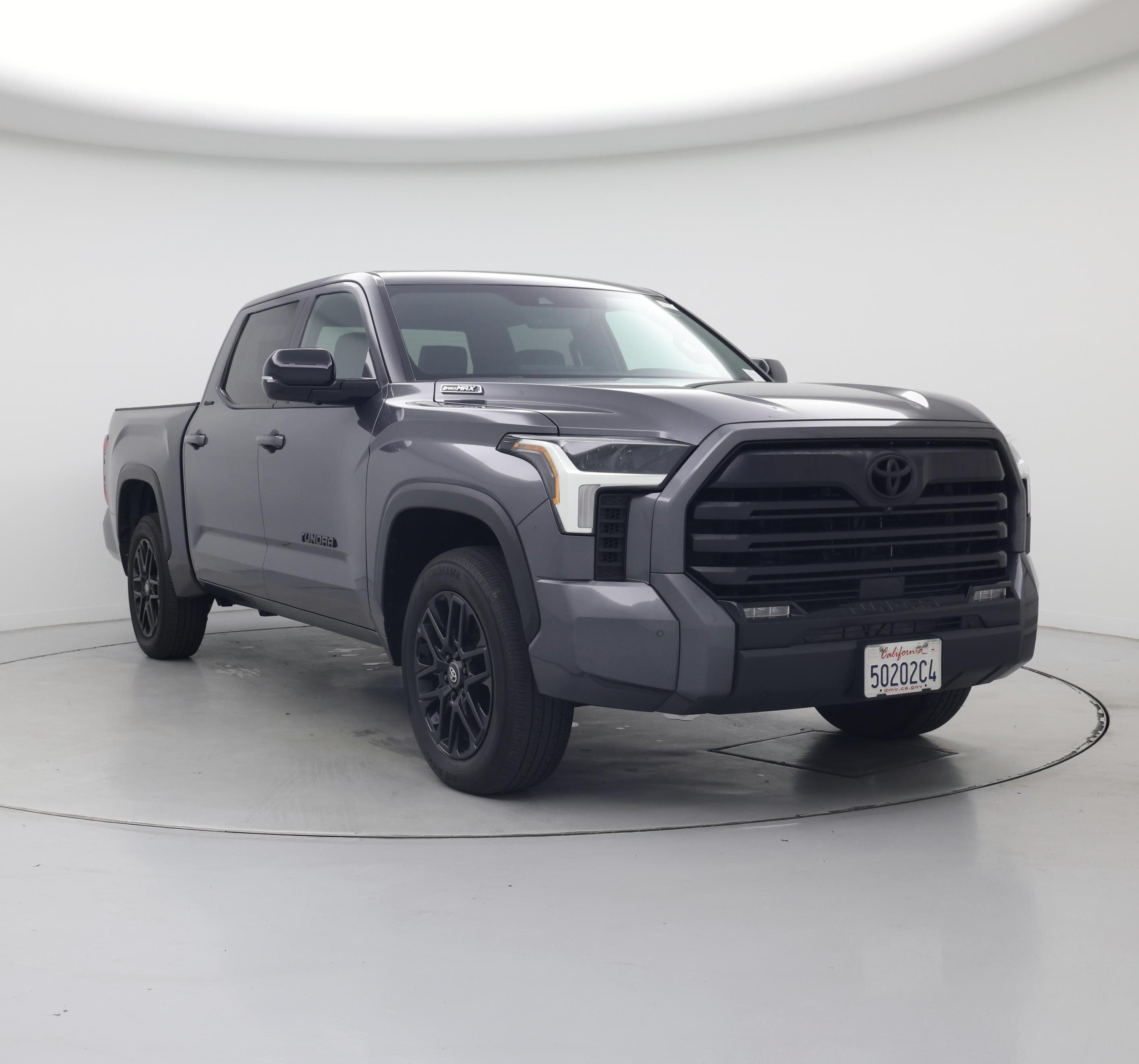 Gray 2025 Toyota Tundra Hybrid Pickup Truck Four-Wheel Drive Automatic