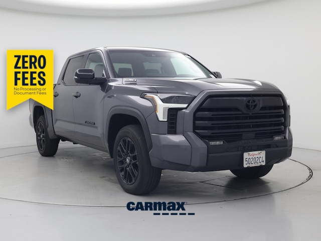 Gray 2025 Toyota Tundra Hybrid Pickup Truck Four-Wheel Drive Automatic