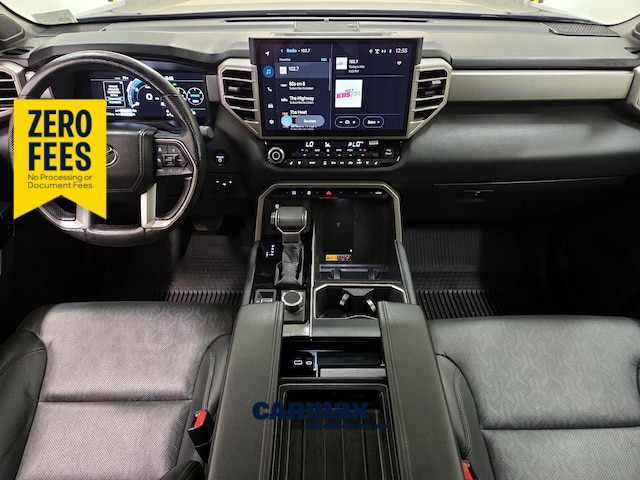 Gray 2025 Toyota Tundra Hybrid Pickup Truck Four-Wheel Drive Automatic