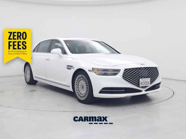 White 2021 Genesis G90 Sedan Rear-Wheel Drive Automatic
