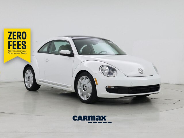 White 2016 Volkswagen Beetle Hatchback Front-Wheel Drive Automatic