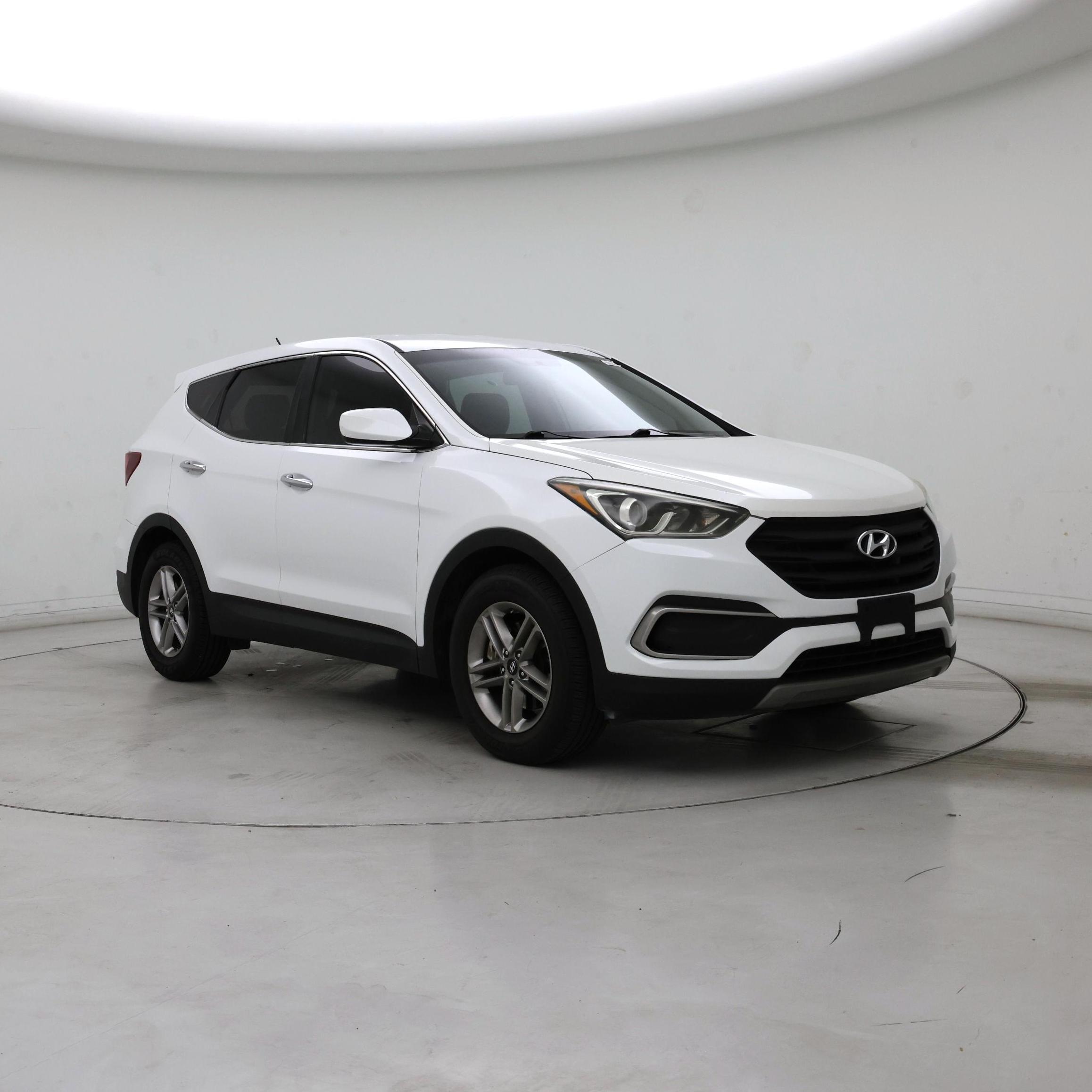 White 2018 Hyundai Santa Fe Sport SUV / Crossover Front-Wheel Drive Automatic