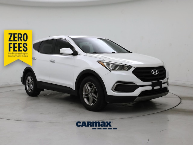 White 2018 Hyundai Santa Fe Sport SUV / Crossover Front-Wheel Drive Automatic