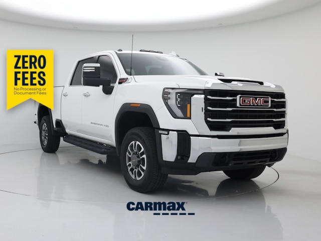 White 2025 GMC Sierra 2500HD Pickup Truck Four-Wheel Drive Automatic