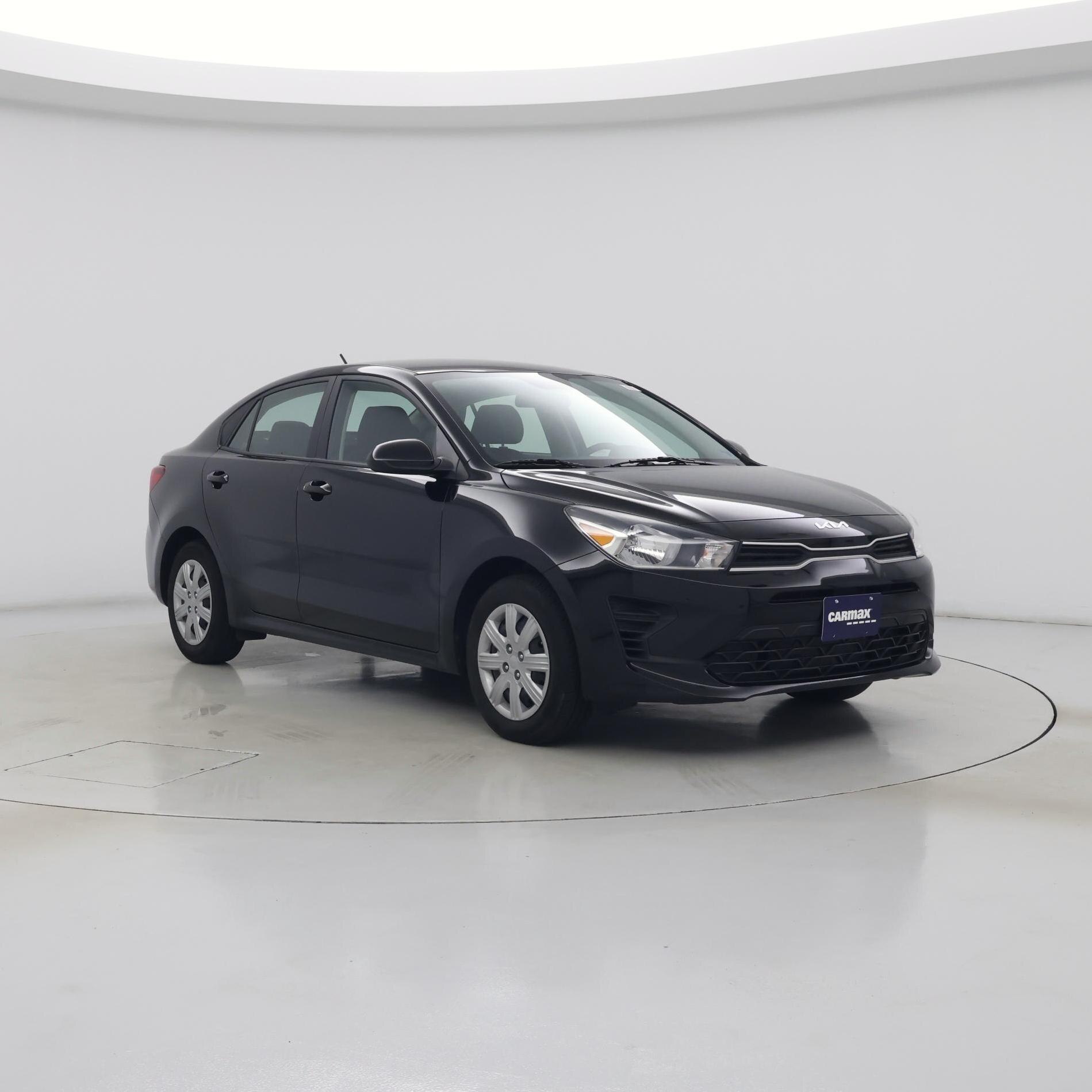 Black 2022 Kia Rio Sedan Front-Wheel Drive Automatic