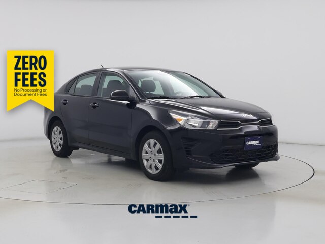 Black 2022 Kia Rio Sedan Front-Wheel Drive Automatic