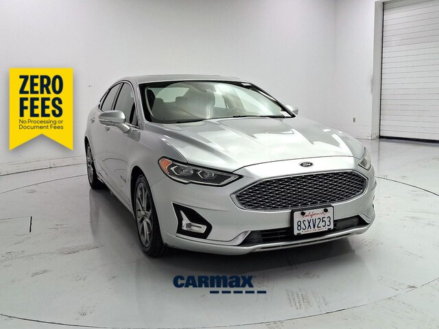 Silver 2019 Ford Fusion Hybrid Sedan Front-Wheel Drive Automatic