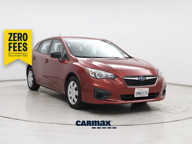 Red 2019 Subaru Impreza Hatchback All-Wheel Drive Automatic