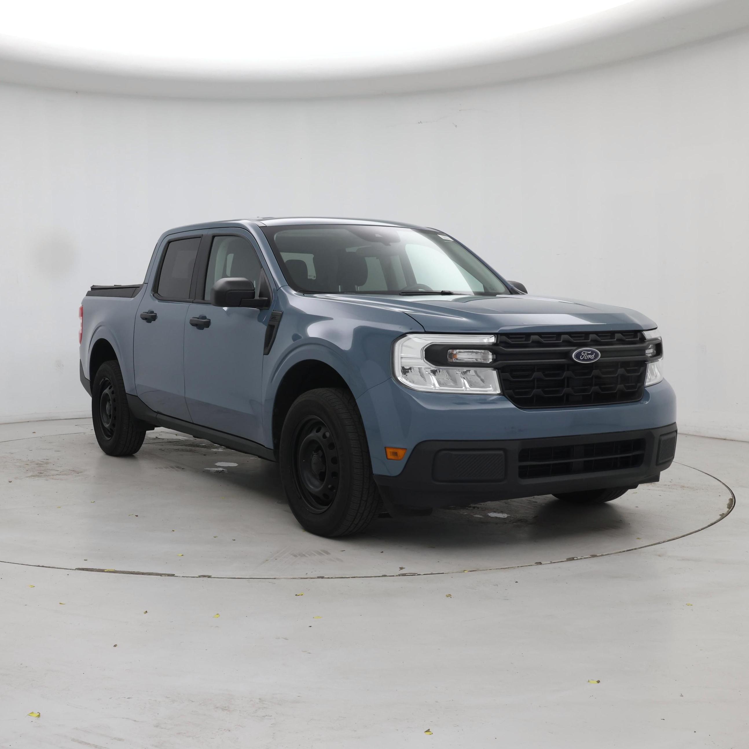 Blue 2022 Ford Maverick Pickup Truck Front-Wheel Drive Automatic