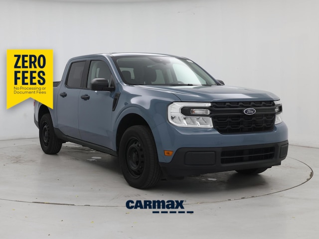Blue 2022 Ford Maverick Pickup Truck Front-Wheel Drive Automatic