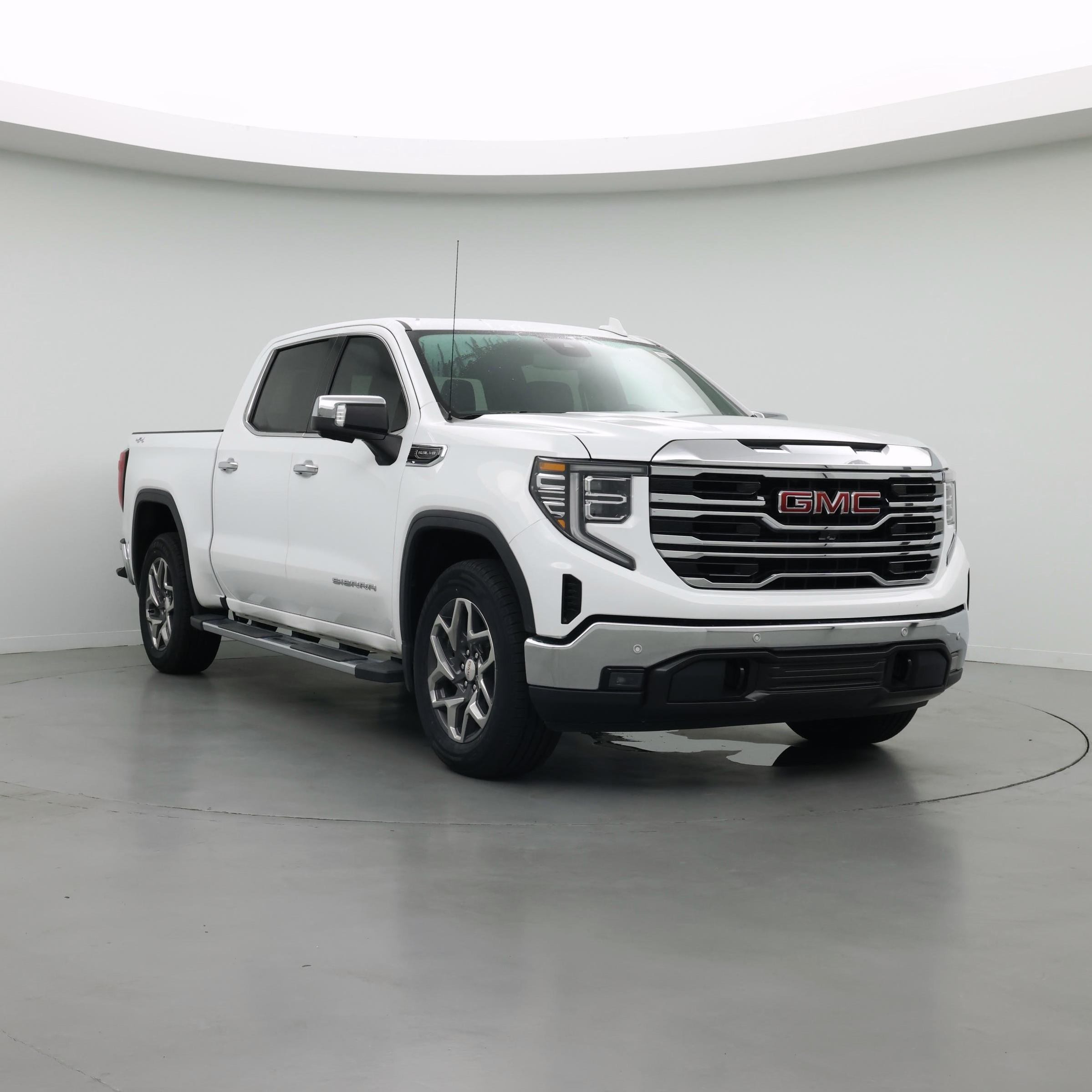 White 2024 GMC Sierra 1500 Pickup Truck Four-Wheel Drive Automatic