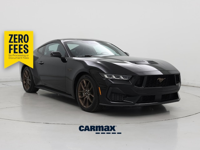 Black 2024 Ford Mustang Coupe Rear-Wheel Drive Automatic