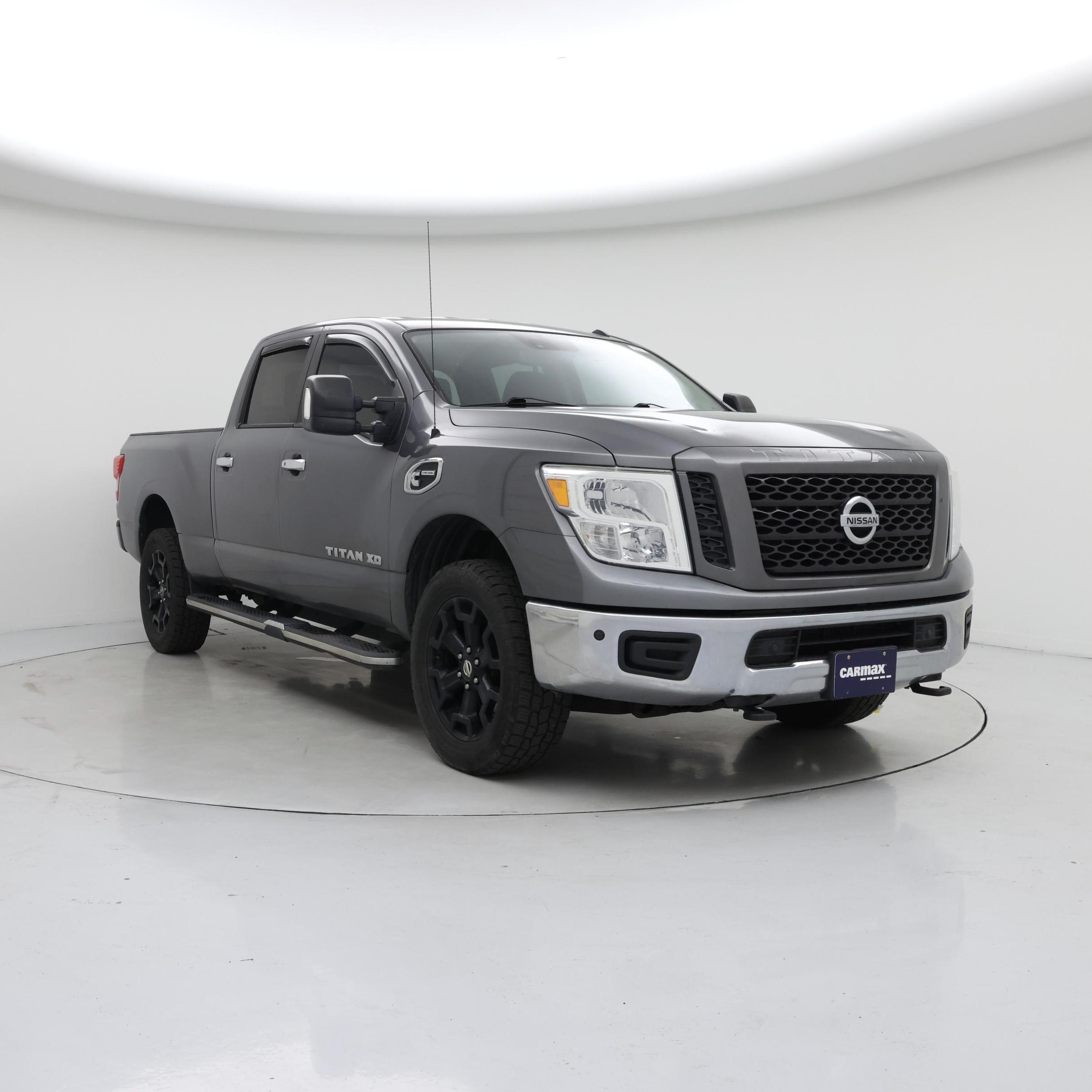 Black 2019 Nissan Titan Pickup Truck Four-Wheel Drive Automatic