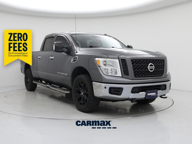 Black 2019 Nissan Titan Pickup Truck Four-Wheel Drive Automatic