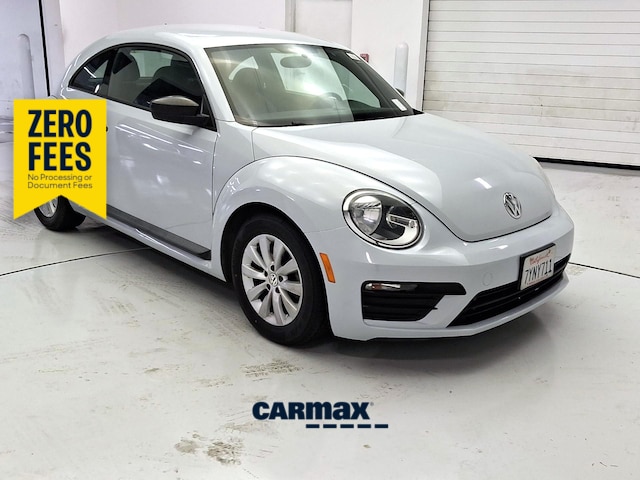 Blue 2017 Volkswagen Beetle Hatchback Front-Wheel Drive Automatic