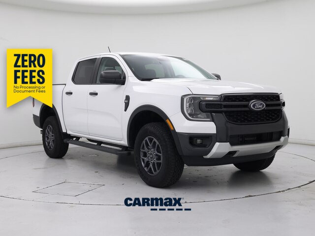 White 2026 Ford Ranger Pickup Truck Four-Wheel Drive Automatic
