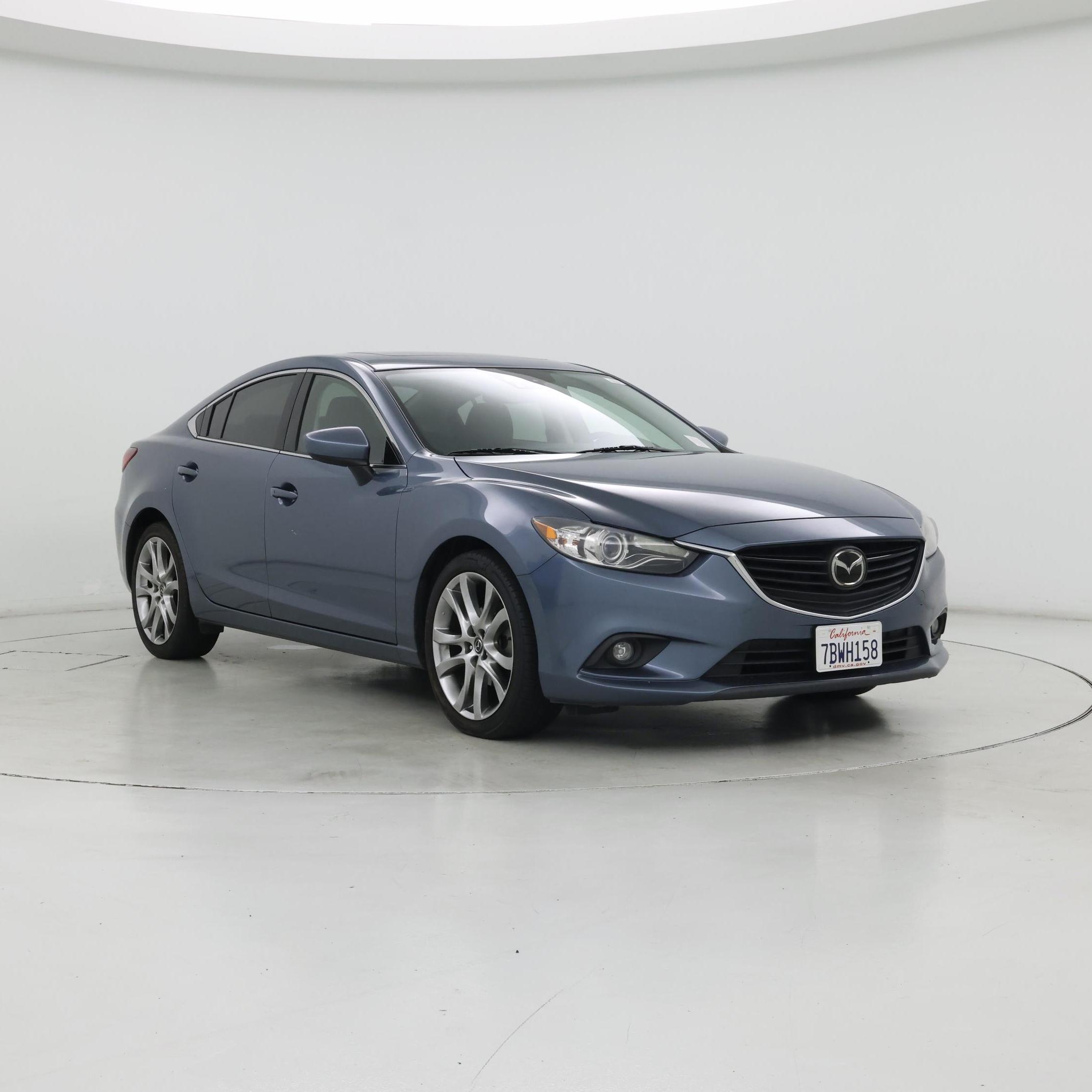Blue 2014 Mazda MAZDA6 Sedan Front-Wheel Drive Automatic