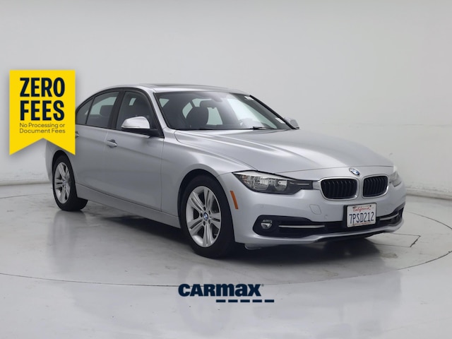 Silver 2016 BMW 3 Series Sedan Rear-Wheel Drive Automatic