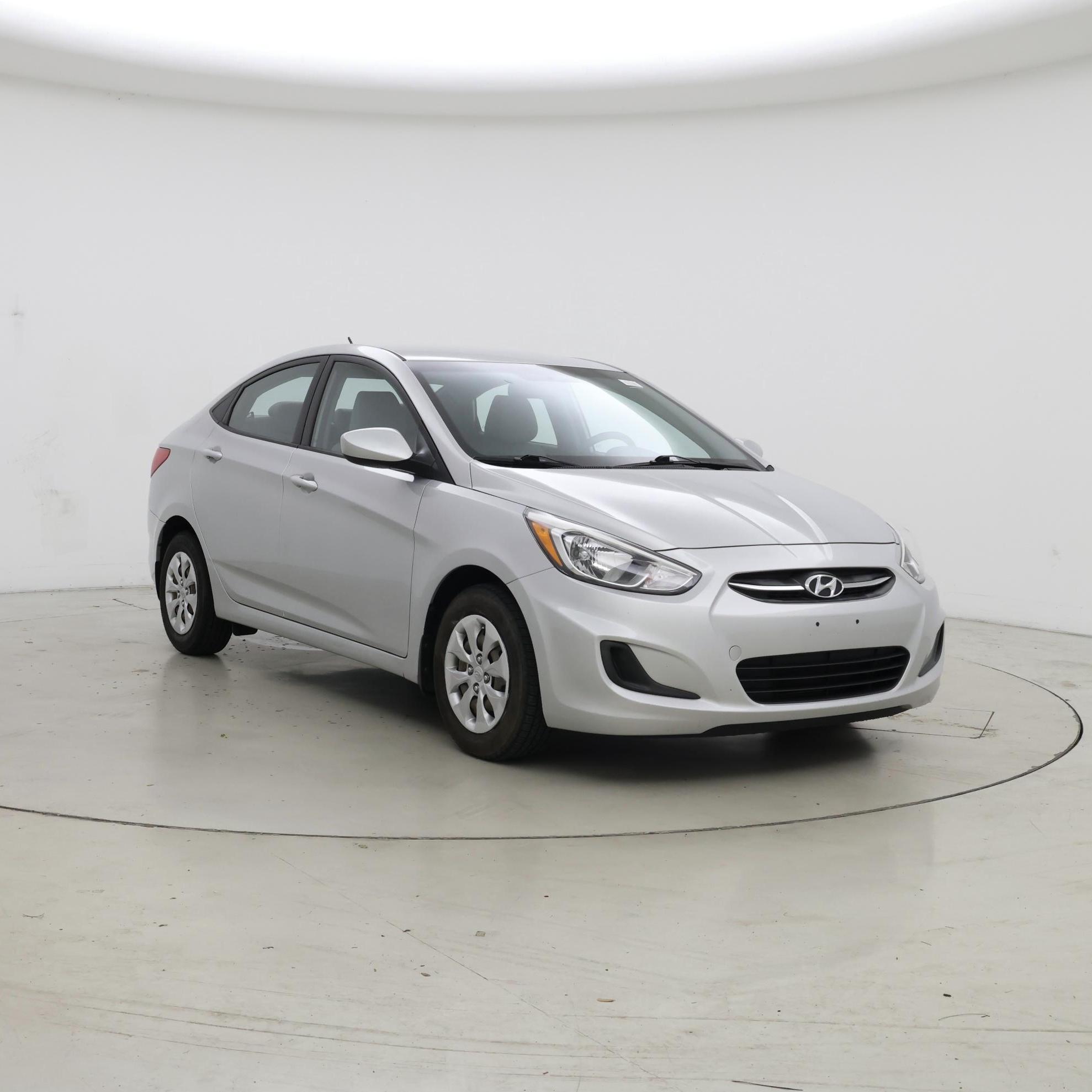 Silver 2016 Hyundai Accent Sedan Front-Wheel Drive Manual