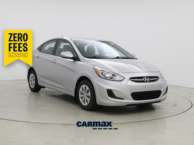 Silver 2016 Hyundai Accent Sedan Front-Wheel Drive Manual
