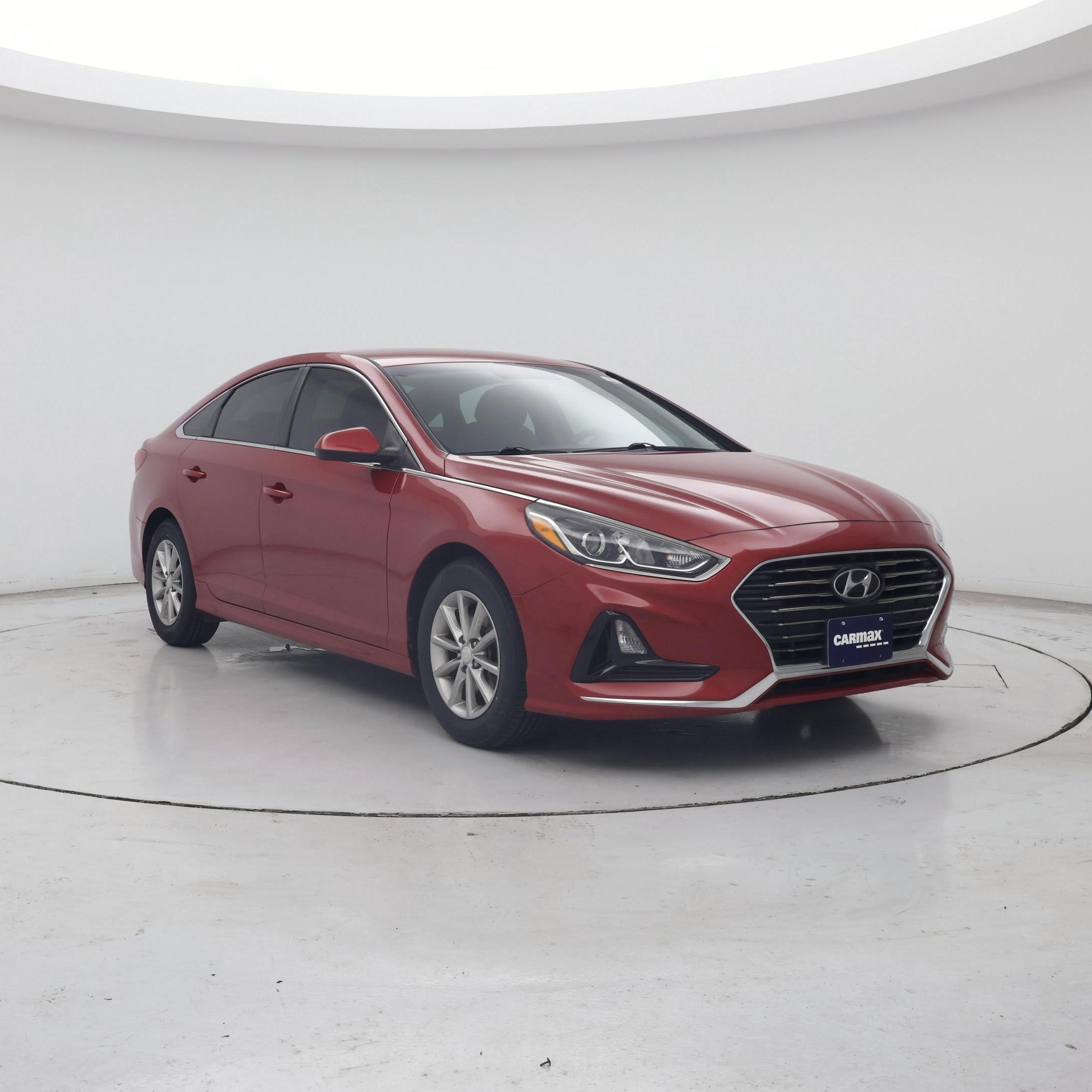 Red 2018 Hyundai Sonata Sedan Front-Wheel Drive Automatic