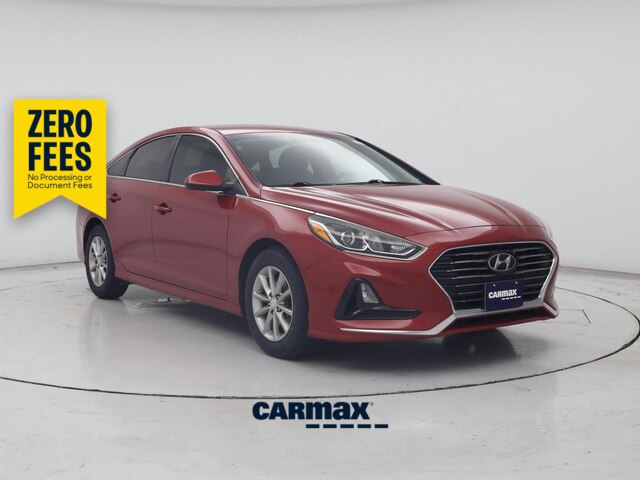 Red 2018 Hyundai Sonata Sedan Front-Wheel Drive Automatic