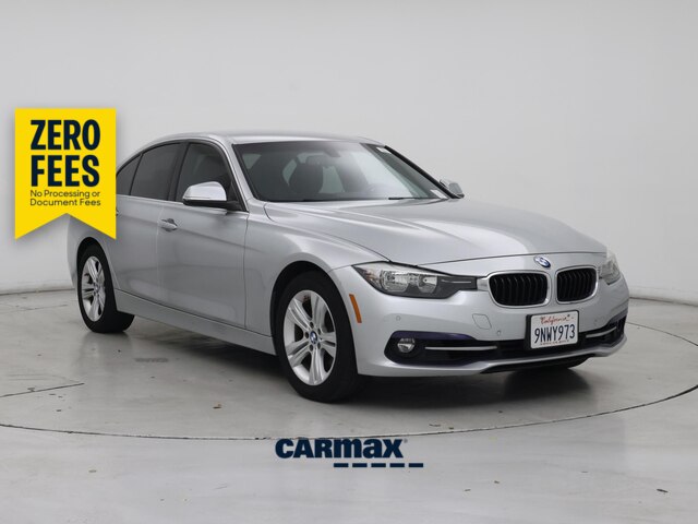 Silver 2017 BMW 3 Series Sedan Rear-Wheel Drive Automatic