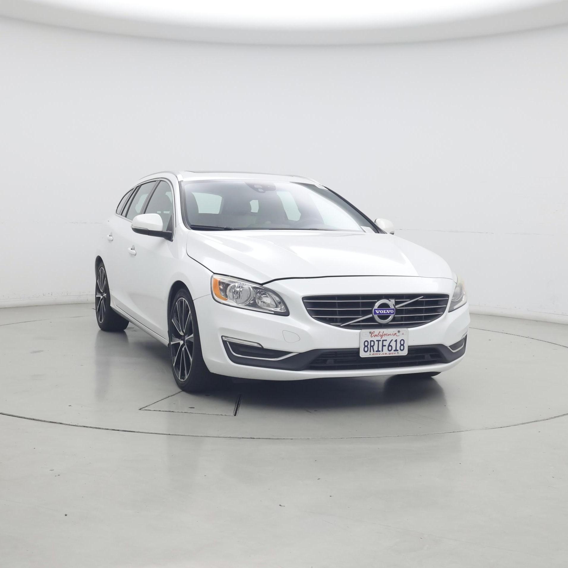 White 2017 Volvo V60 Wagon Front-Wheel Drive Automatic