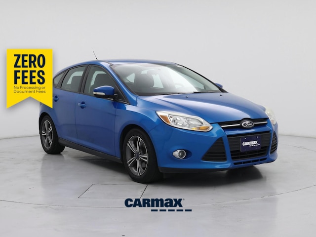 Blue 2014 Ford Focus Hatchback Front-Wheel Drive Automatic