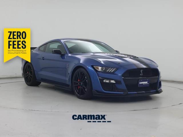 Blue 2020 Ford Mustang Shelby GT500 Coupe Rear-Wheel Drive Automatic