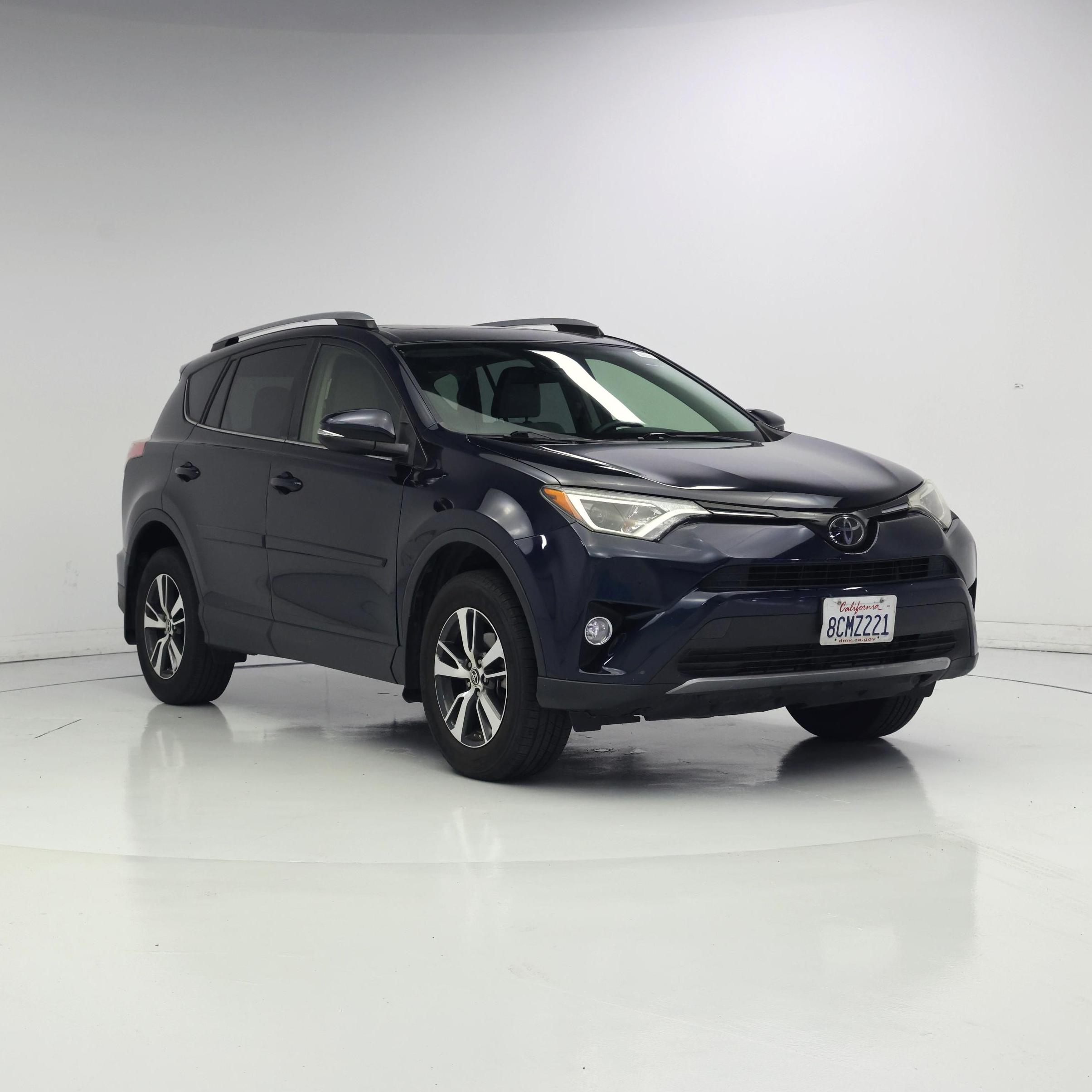 Blue 2018 Toyota RAV4 SUV / Crossover Front-Wheel Drive Automatic