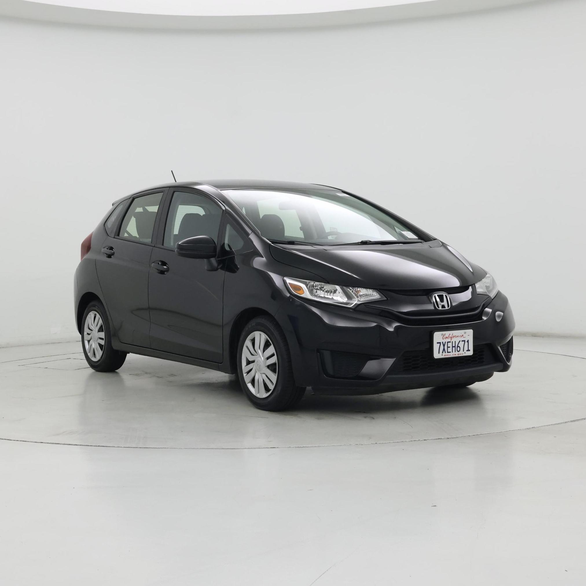 Black 2017 Honda Fit Hatchback Front-Wheel Drive Automatic