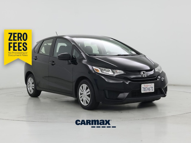 Black 2017 Honda Fit Hatchback Front-Wheel Drive Automatic