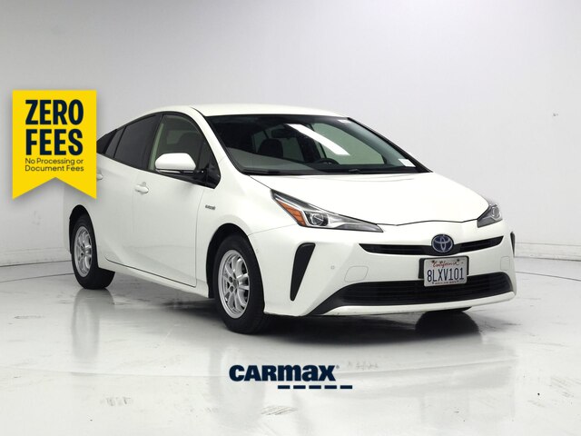 White 2019 Toyota Prius Hatchback Front-Wheel Drive Automatic