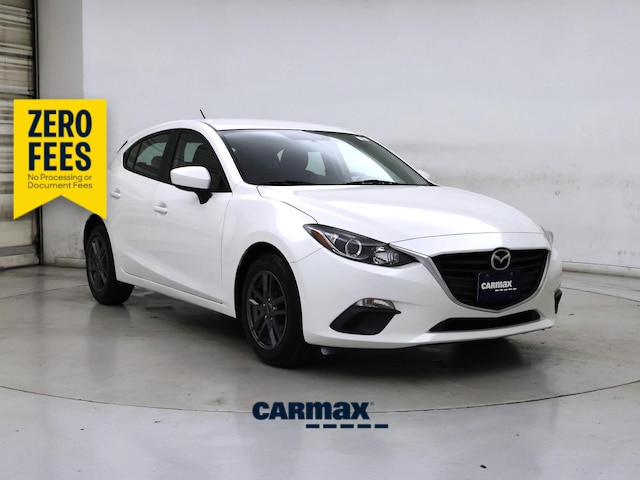 White 2015 Mazda MAZDA3 Hatchback Front-Wheel Drive Automatic