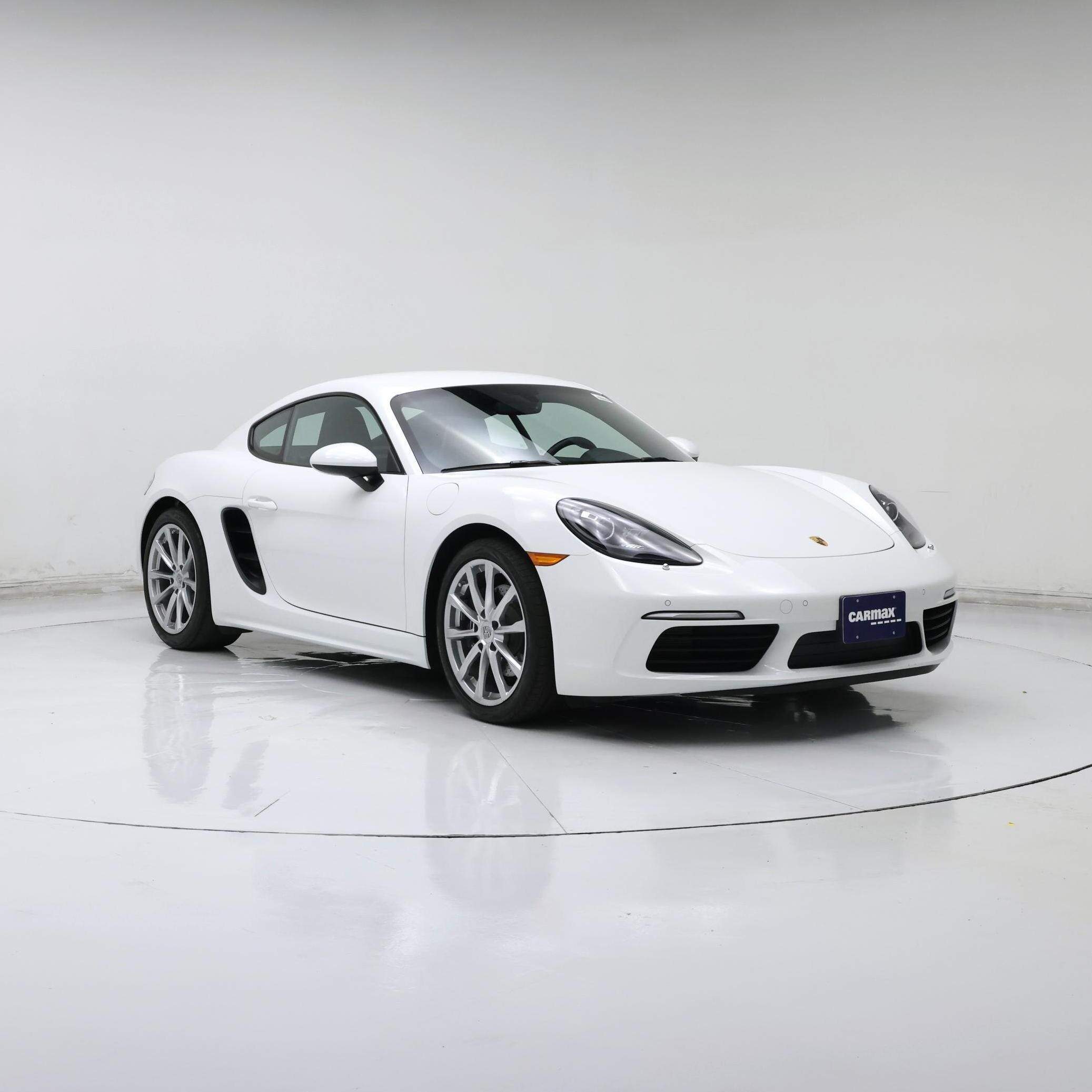 White 2018 Porsche 718 Cayman Coupe Rear-Wheel Drive Automatic