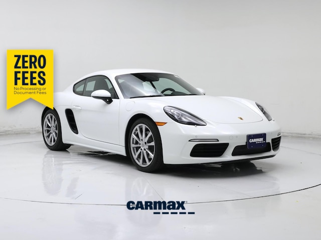 White 2018 Porsche 718 Cayman Coupe Rear-Wheel Drive Automatic