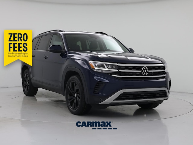Blue 2022 Volkswagen Atlas SUV / Crossover Front-Wheel Drive Automatic