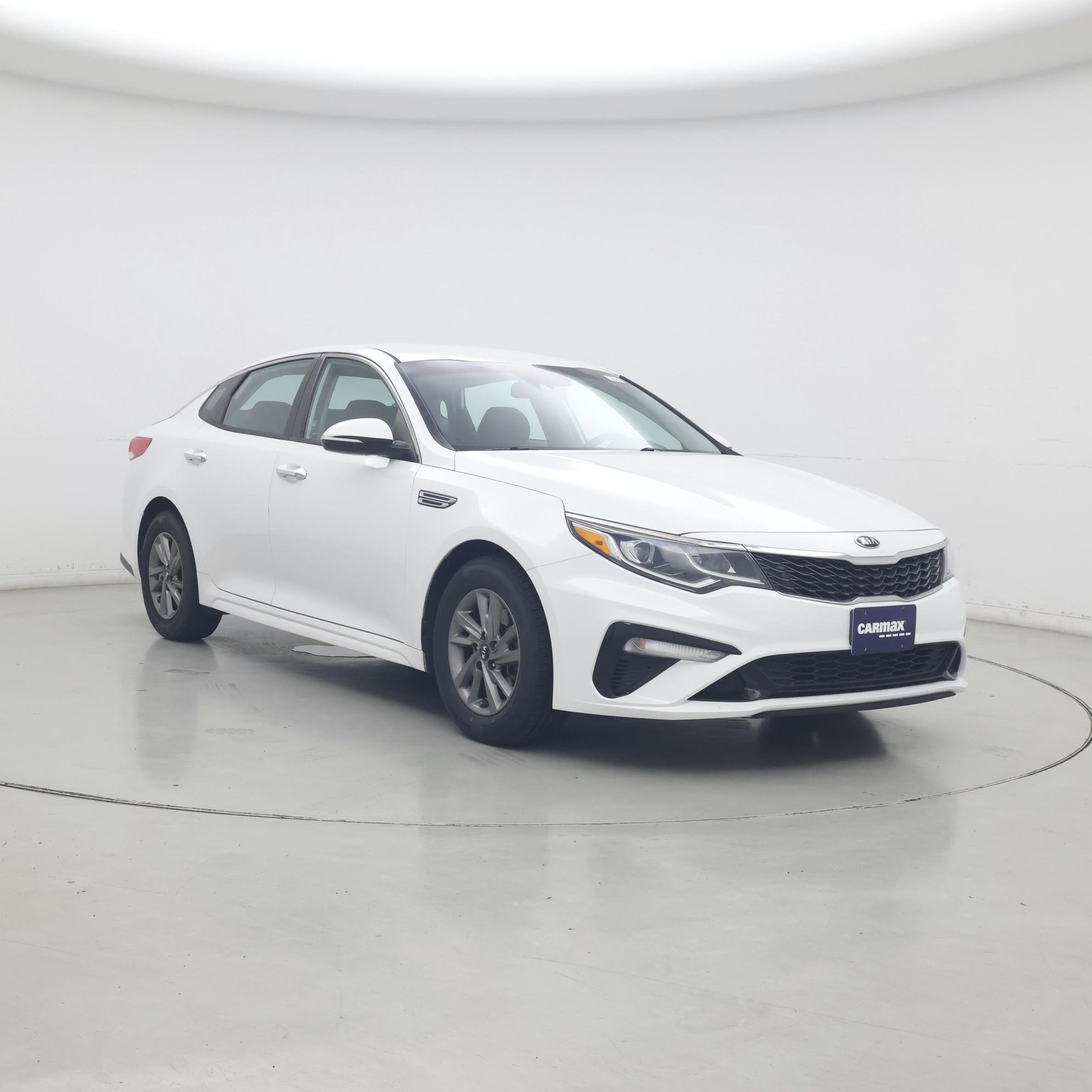 White 2020 Kia Optima Sedan Front-Wheel Drive Automatic