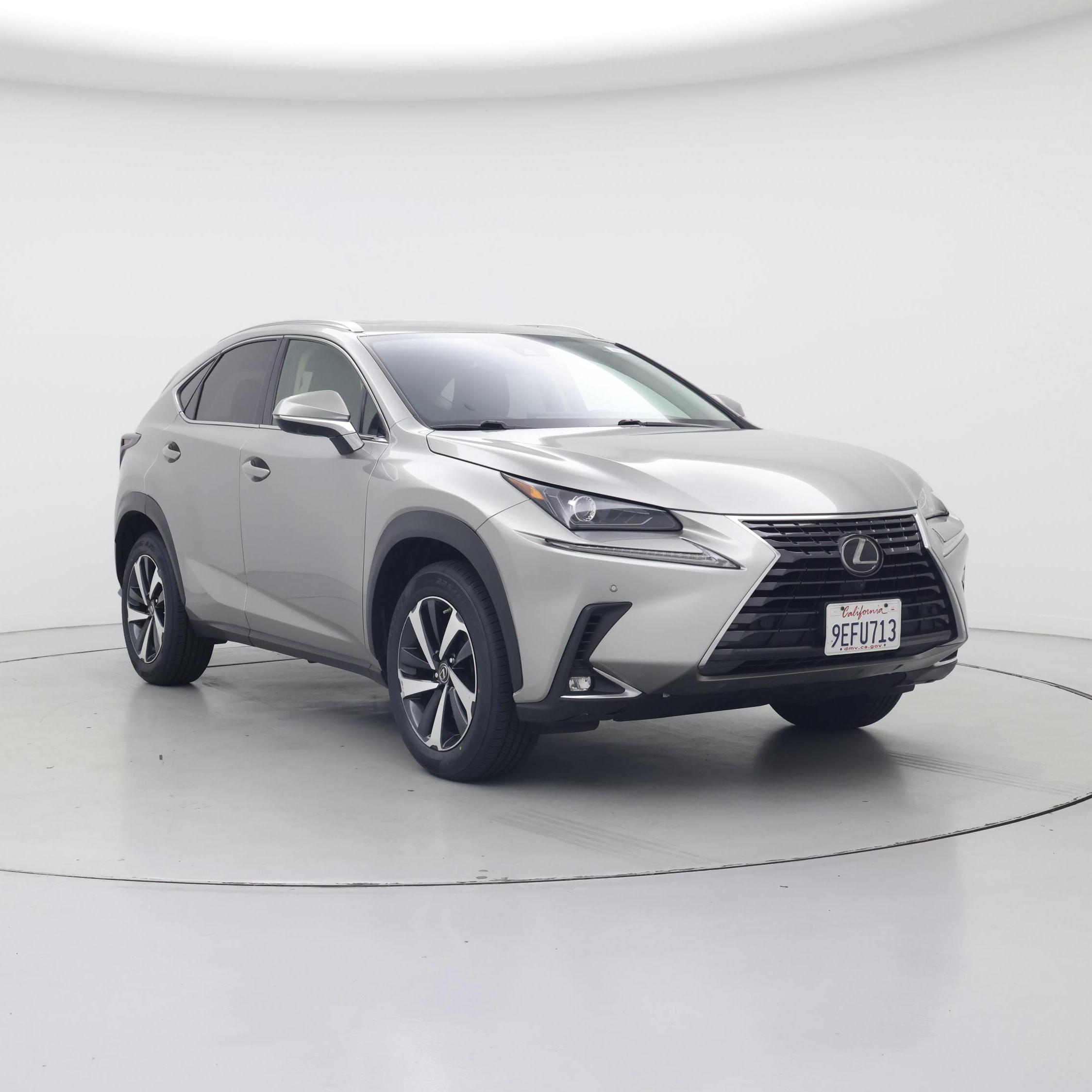 Silver 2021 Lexus NX SUV / Crossover Front-Wheel Drive Automatic