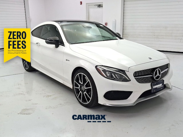 White 2018 Mercedes-Benz C-Class Coupe All-Wheel Drive Automatic