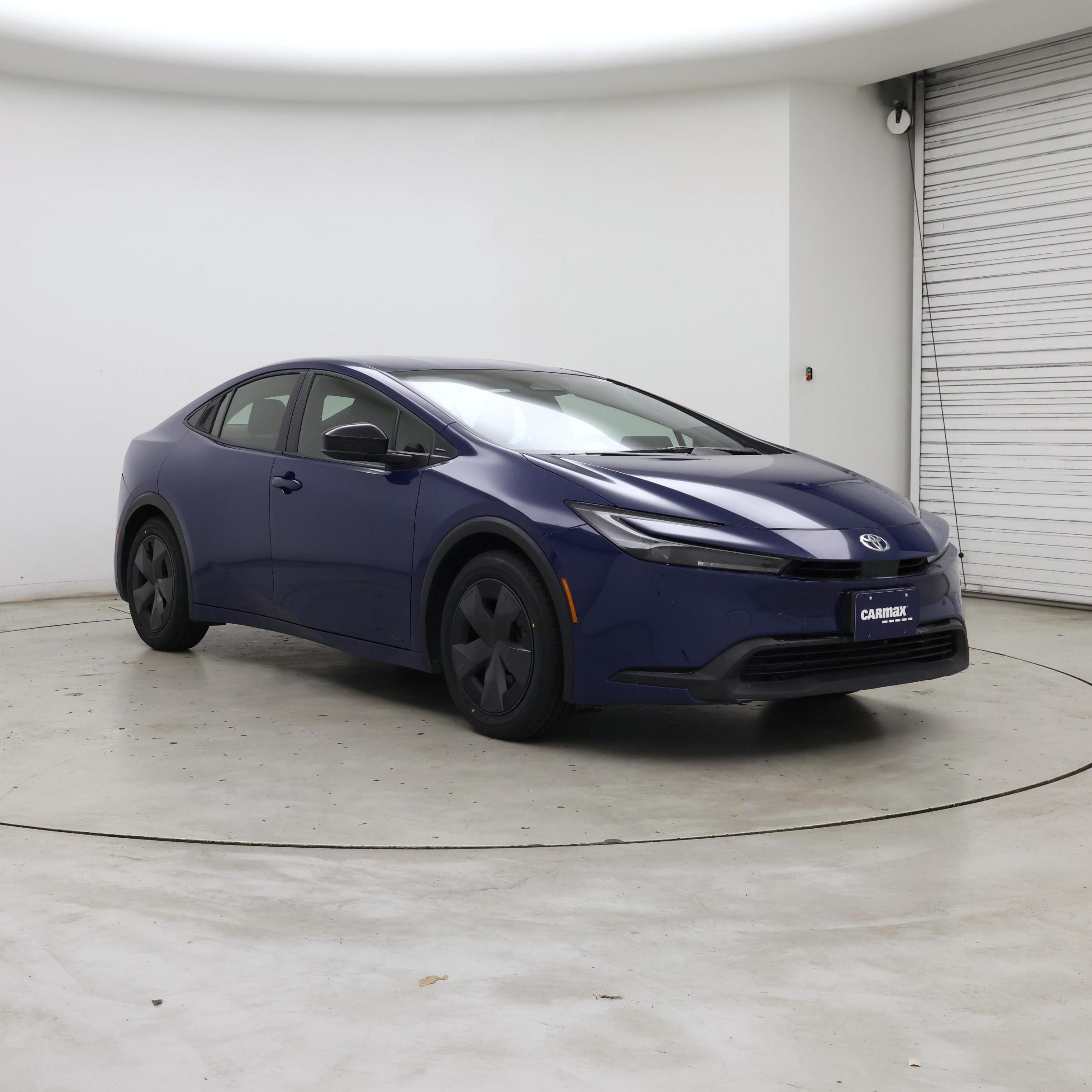 Blue 2024 Toyota Prius Hatchback All-Wheel Drive Automatic