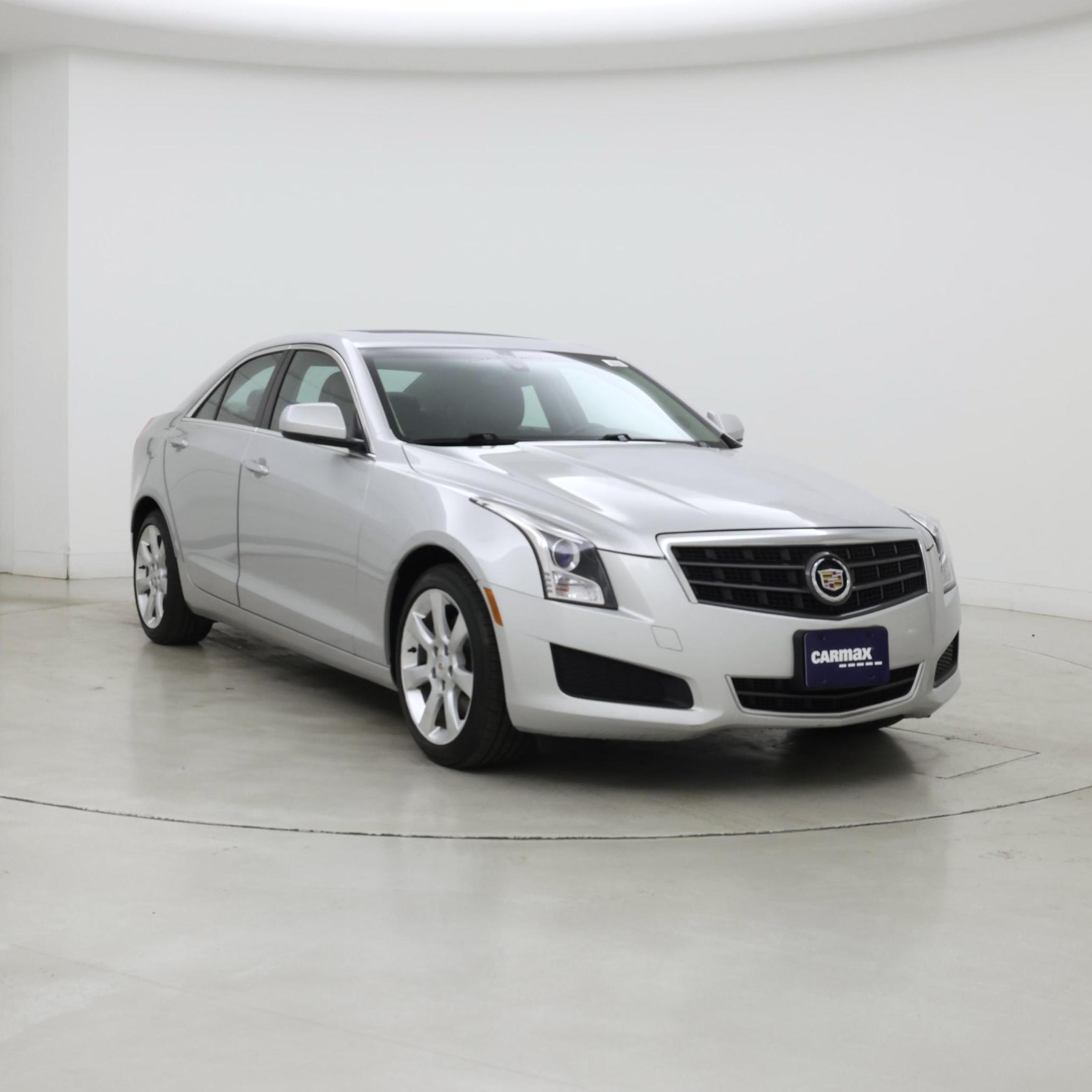 Silver 2014 Cadillac ATS Sedan Rear-Wheel Drive Automatic