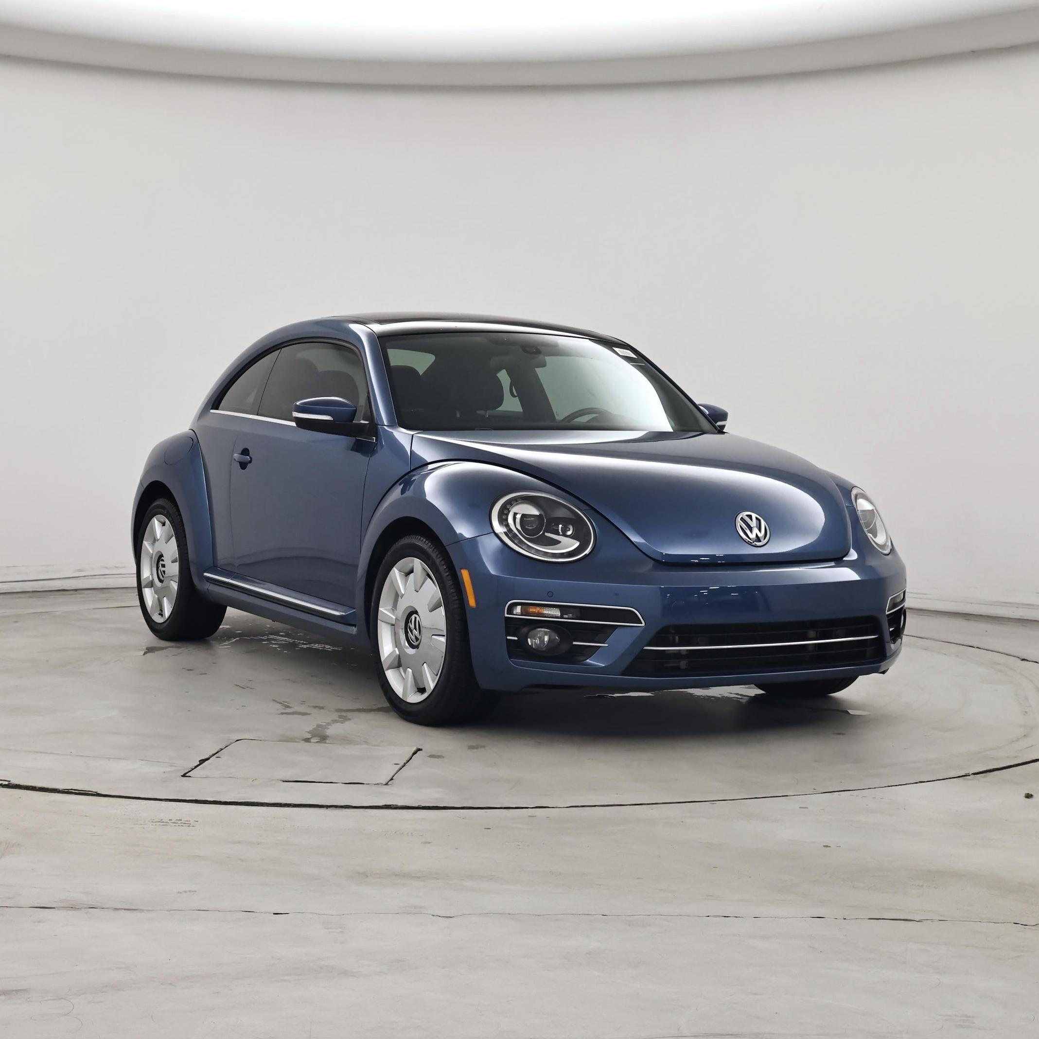 Blue 2019 Volkswagen Beetle Hatchback Front-Wheel Drive Automatic