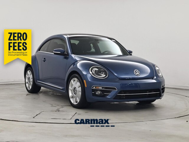 Blue 2019 Volkswagen Beetle Hatchback Front-Wheel Drive Automatic