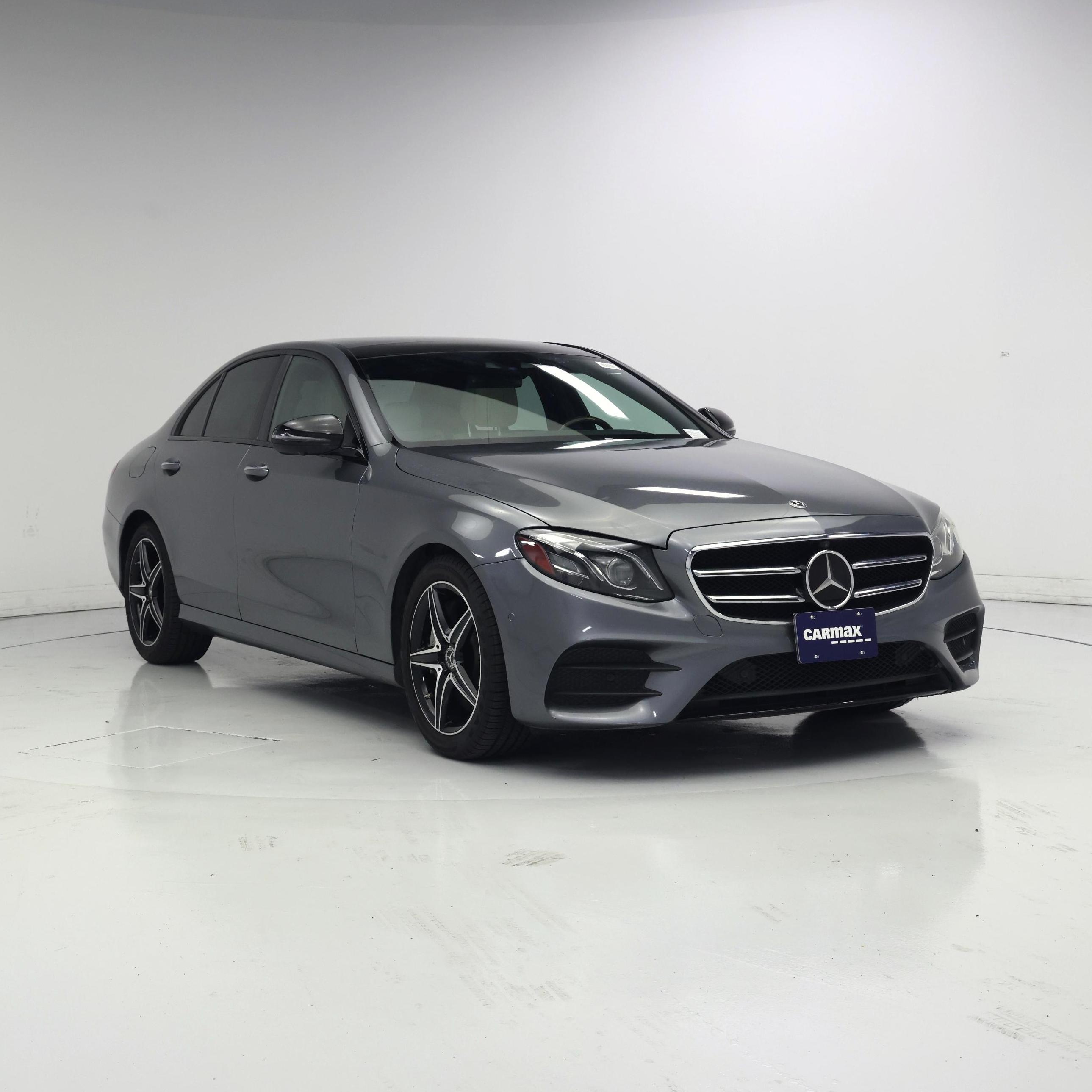 Gray 2018 Mercedes-Benz E-Class Sedan Rear-Wheel Drive Automatic