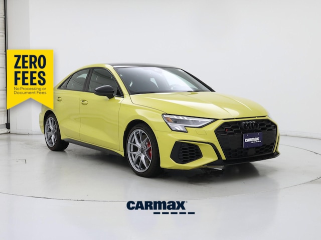 Yellow 2023 Audi S3 Sedan All-Wheel Drive Automatic
