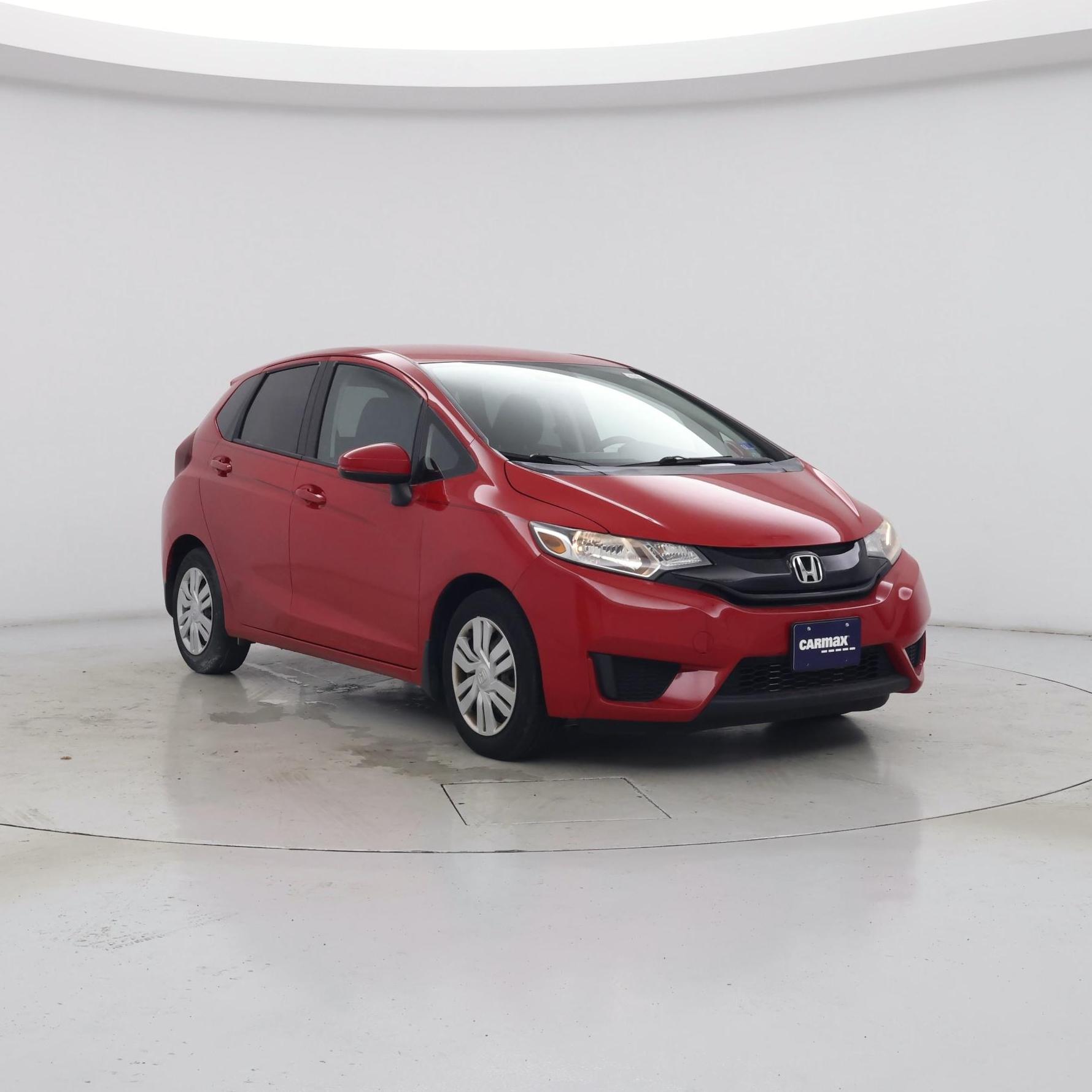 Red 2017 Honda Fit Hatchback Front-Wheel Drive Automatic